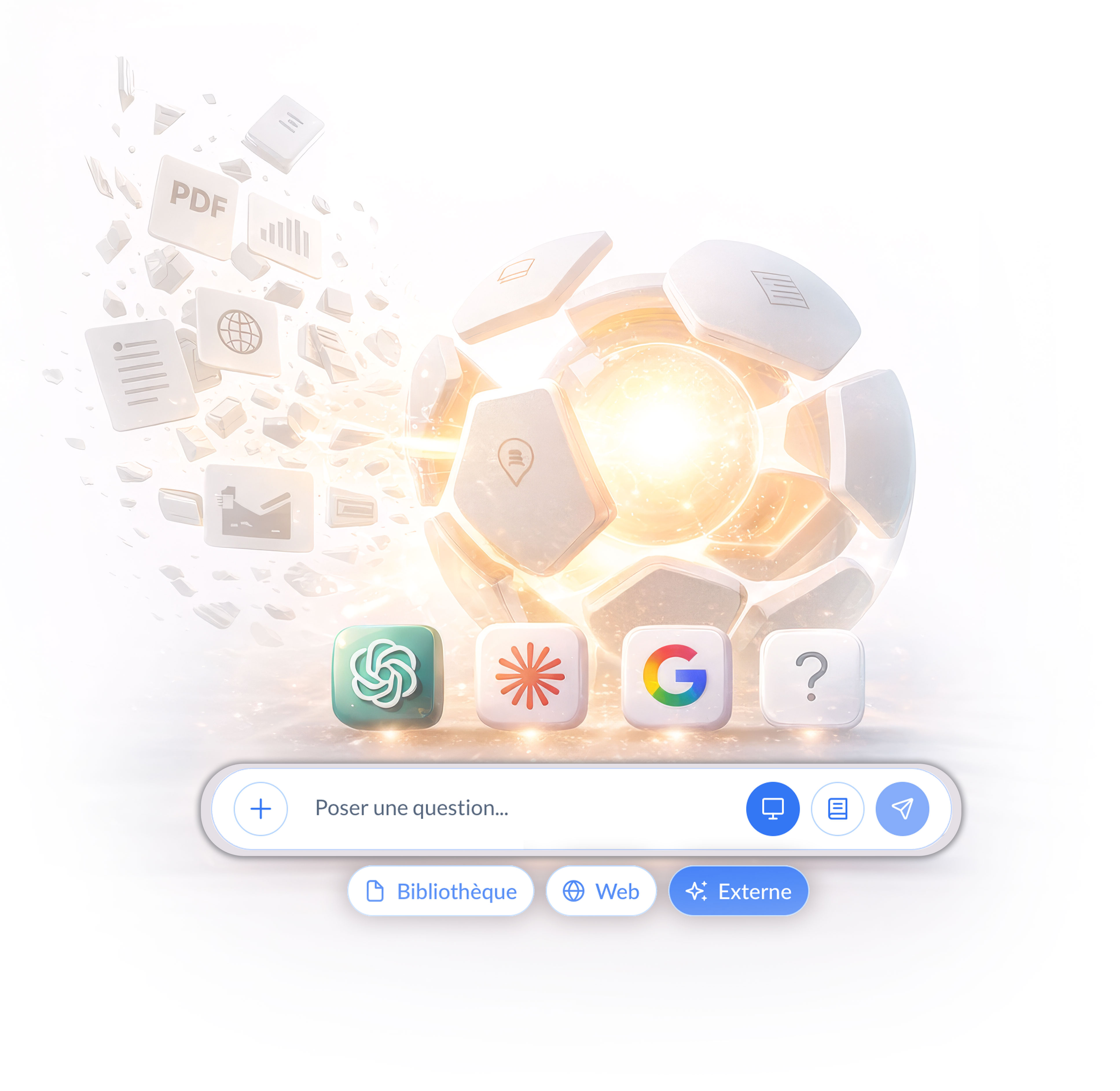 narratheque transforme vos données en bases de connaissances certifiées interrogeable par n'importe quelle LLM sans compromettre vos données