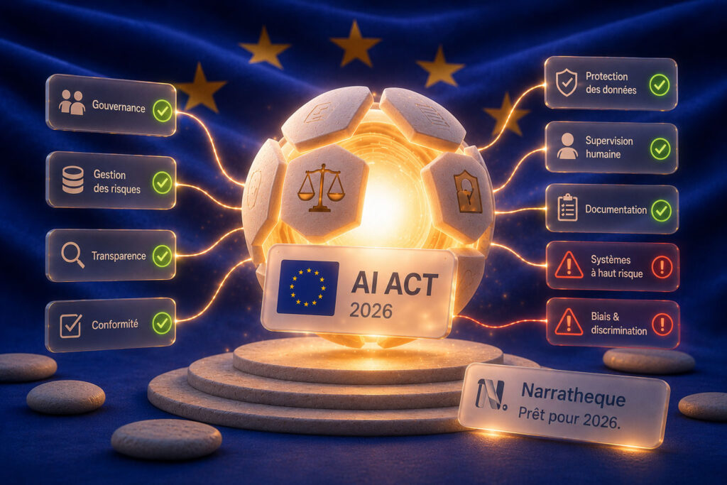 AI Act : ce qui s&rsquo;applique vraiment en 2026, et comment Narrathèque vous y prépare